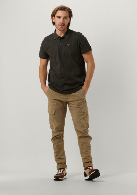Graue PME LEGEND Polo-Shirt TRACKWAY POLO - large
