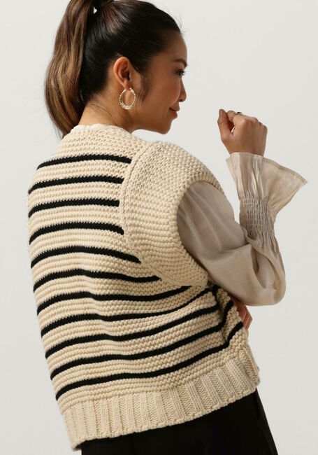 Nicht-gerade weiss SUMMUM Strickjacke SLEEVELESS CARDIGAN CHUNKY RIBBLE KNIT - large