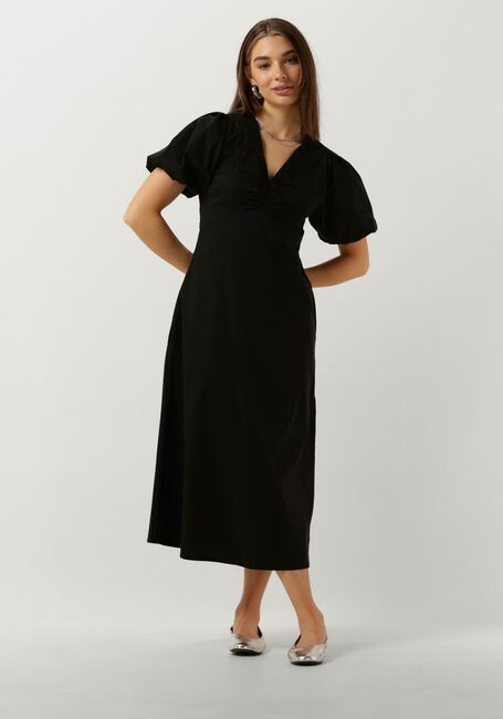 Schwarze NEO NOIR Maxikleid ILLANA POPLIN DRESS - large