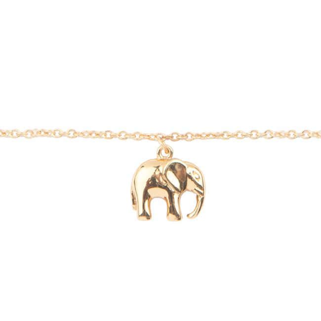 Goldfarbene ATLITW STUDIO Armband SOUVENIR BRACELET ELEPHANT - large