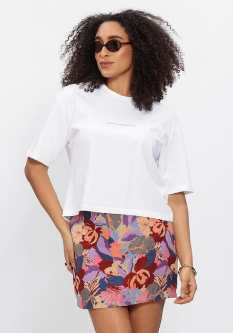 Wei&szlig;e AMAYA AMSTERDAM T-shirt BAYLIE LOGO - large