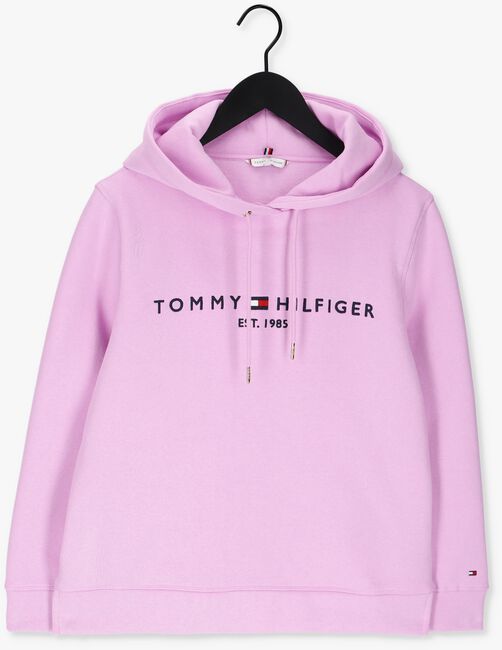 Lila TOMMY HILFIGER Sweatshirt REGULAR HILFIGER HOODIE - large