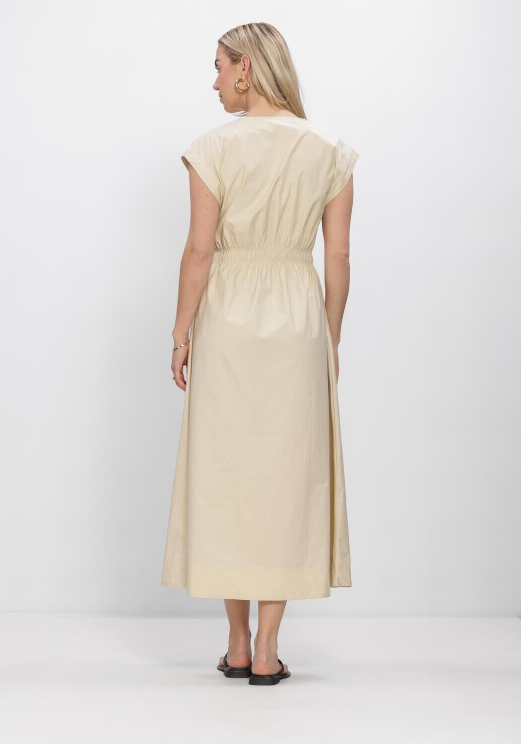 Khaki MSCH COPENHAGEN Kleider MSCHWILIANE SL DRESS - large
