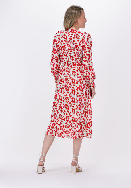 Rote NEO NOIR Midikleid EVA FADING POPPY DRESS - large