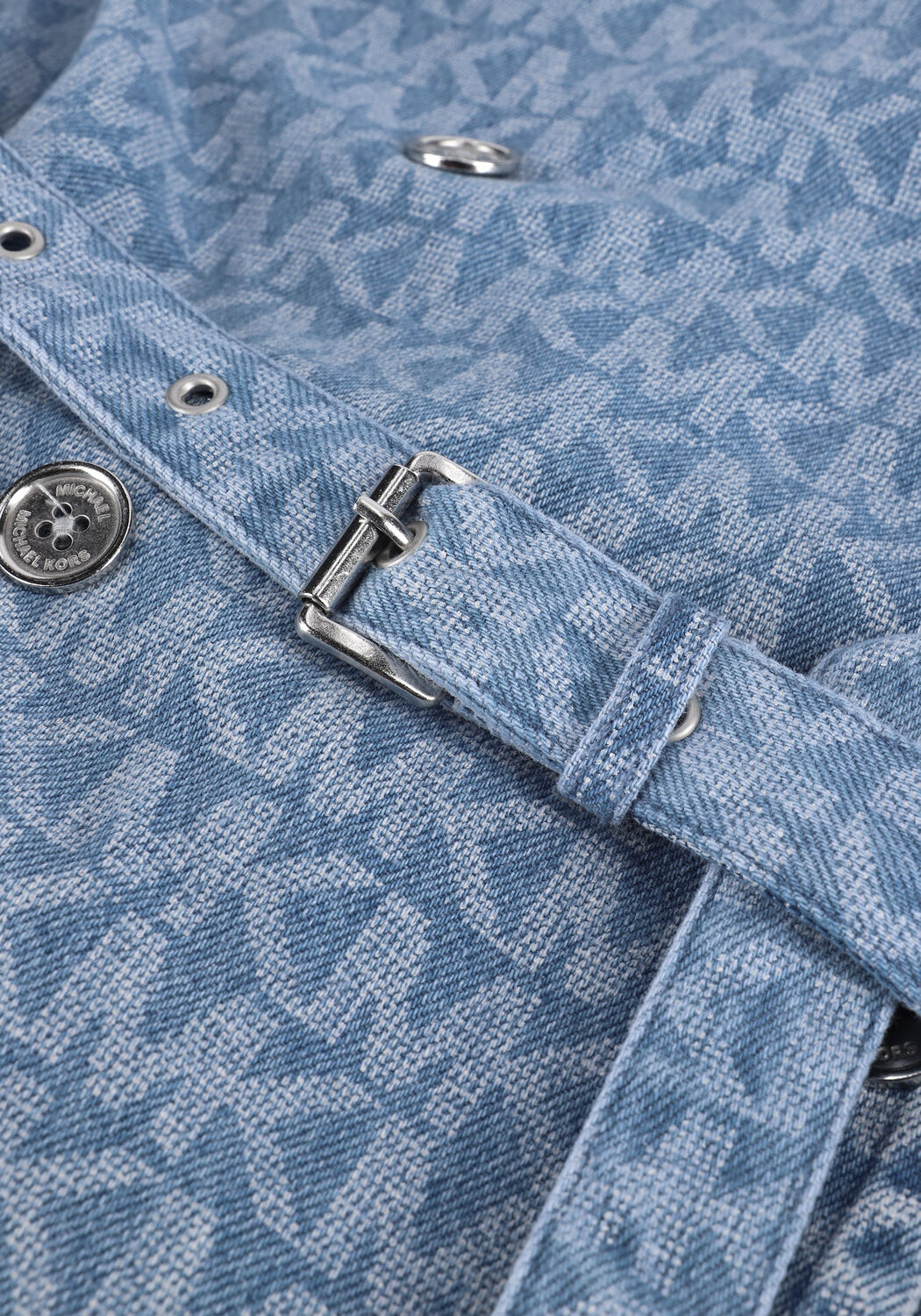 Blaue MICHAEL KORS  MK LOGO JCRD ECO TRENCH - large