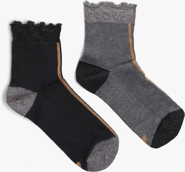 Schwarze MARCMARCS Socken NINA 2-PACK - large