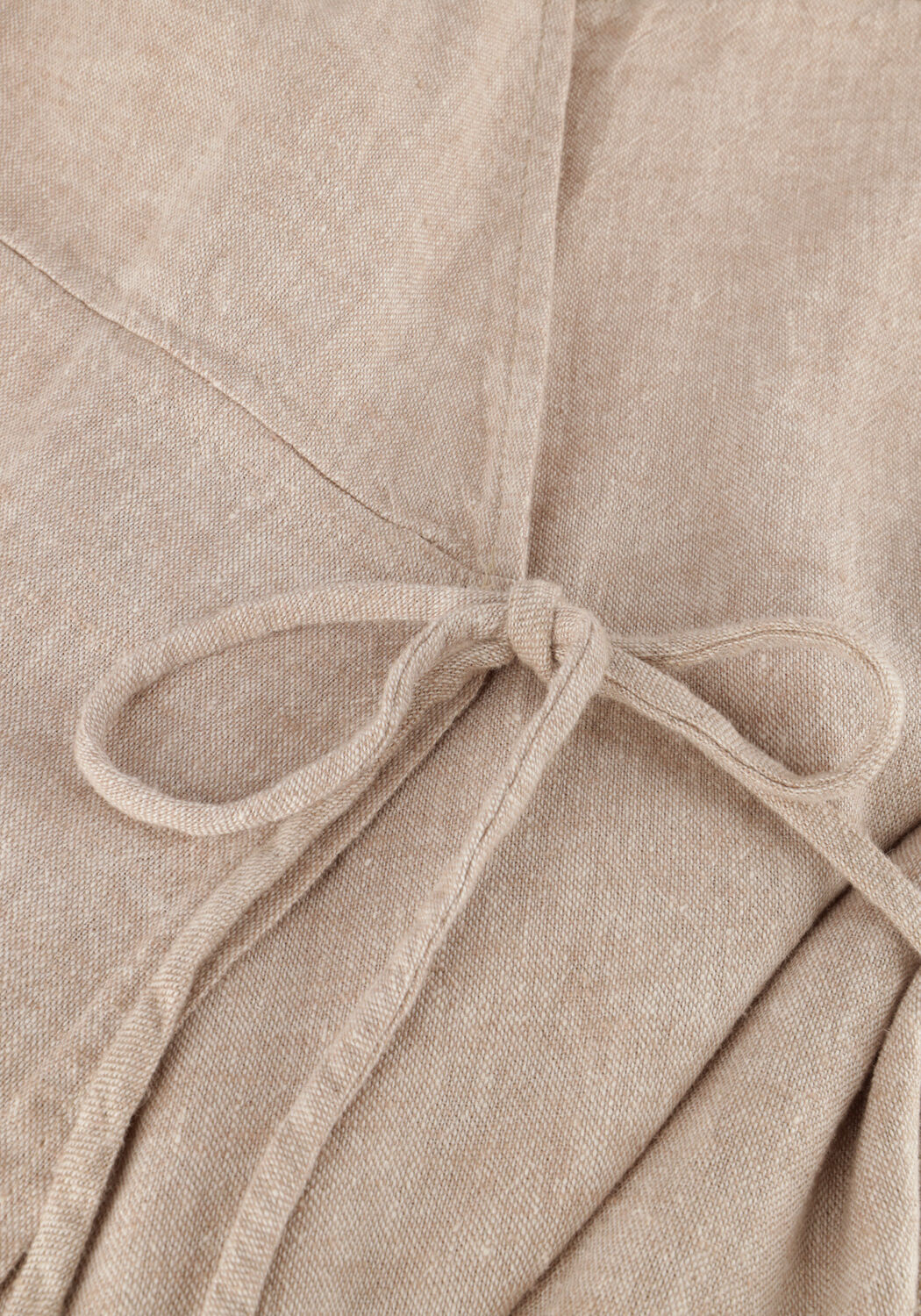 Sand MSCH COPENHAGEN Midikleid MSCHJOVENE GINIA 3/4 WRAP DRESS - large