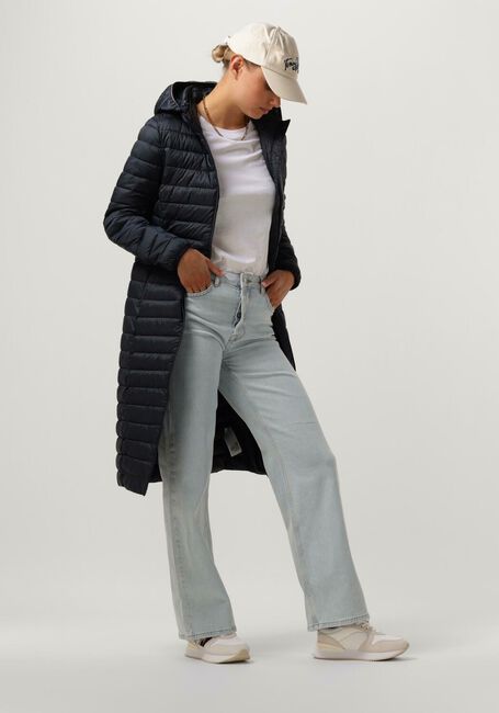 Blaue TOMMY HILFIGER Wattierte Jack LW PADDED GLOBAL STRIPE COAT - large