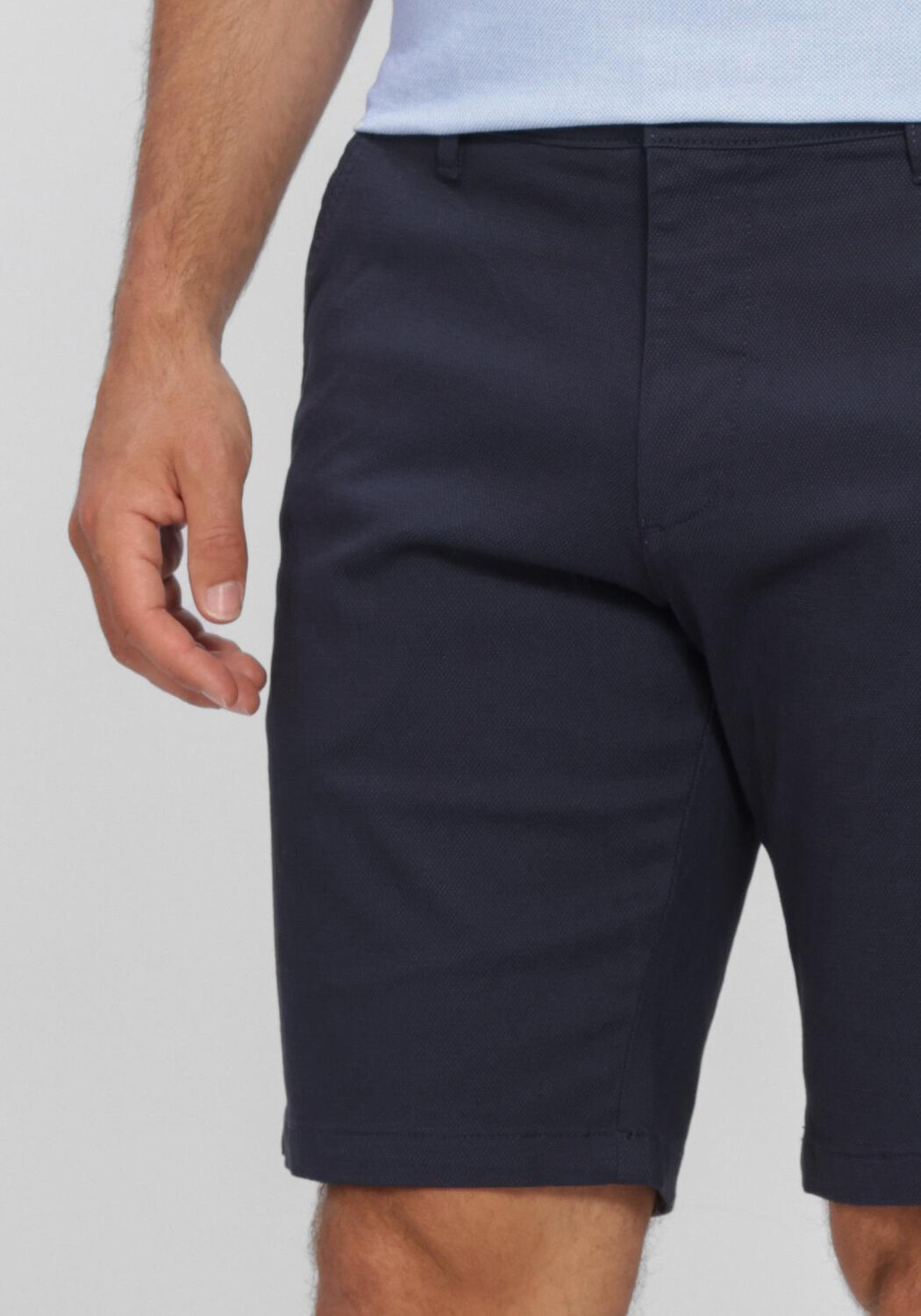 Dunkelblau MATINIQUE Casual-Oberhemd MATHOMAS SHORT - large