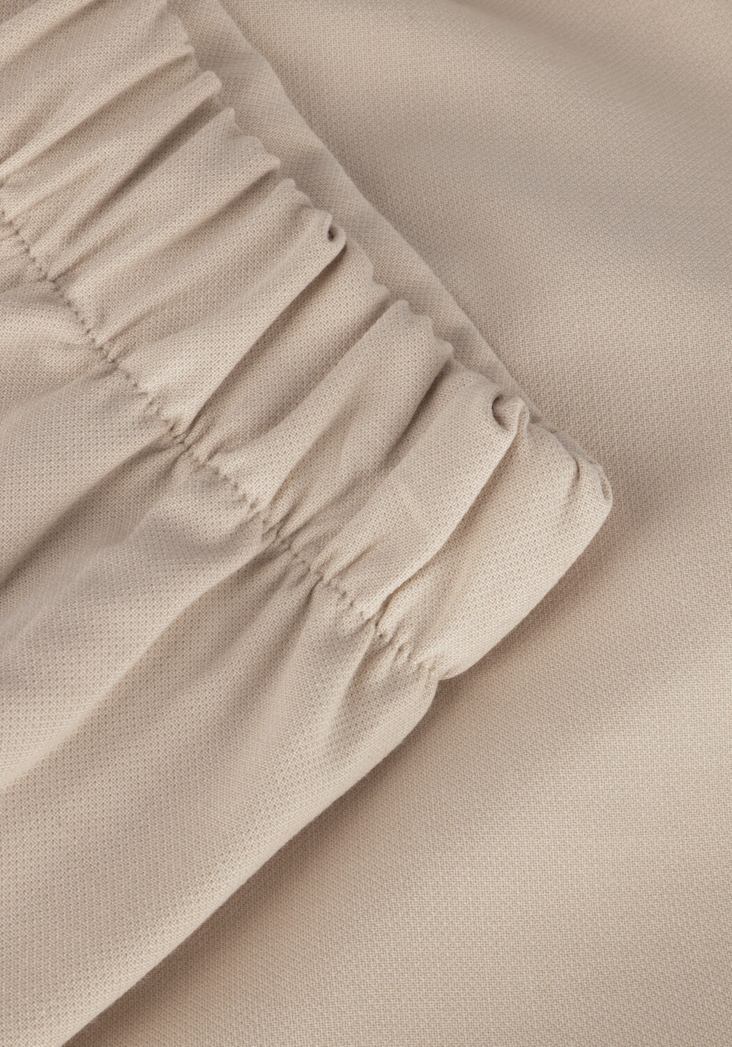 Beige PENN & INK Legging TROUSERS LEATHERLOOK - large