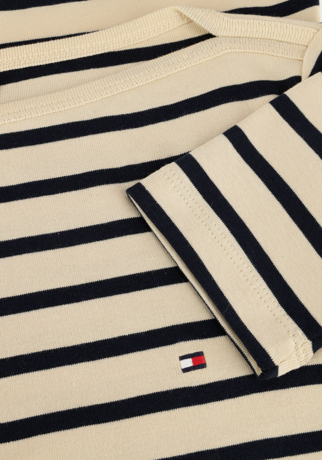 Wei&szlig;e TOMMY HILFIGER T-shirt SLIM CODY BOAT-NK 3/4SLV - large