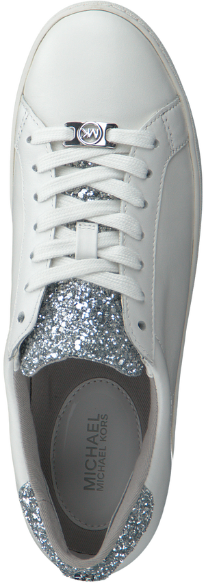 witte michael kors sneakers irving lace up