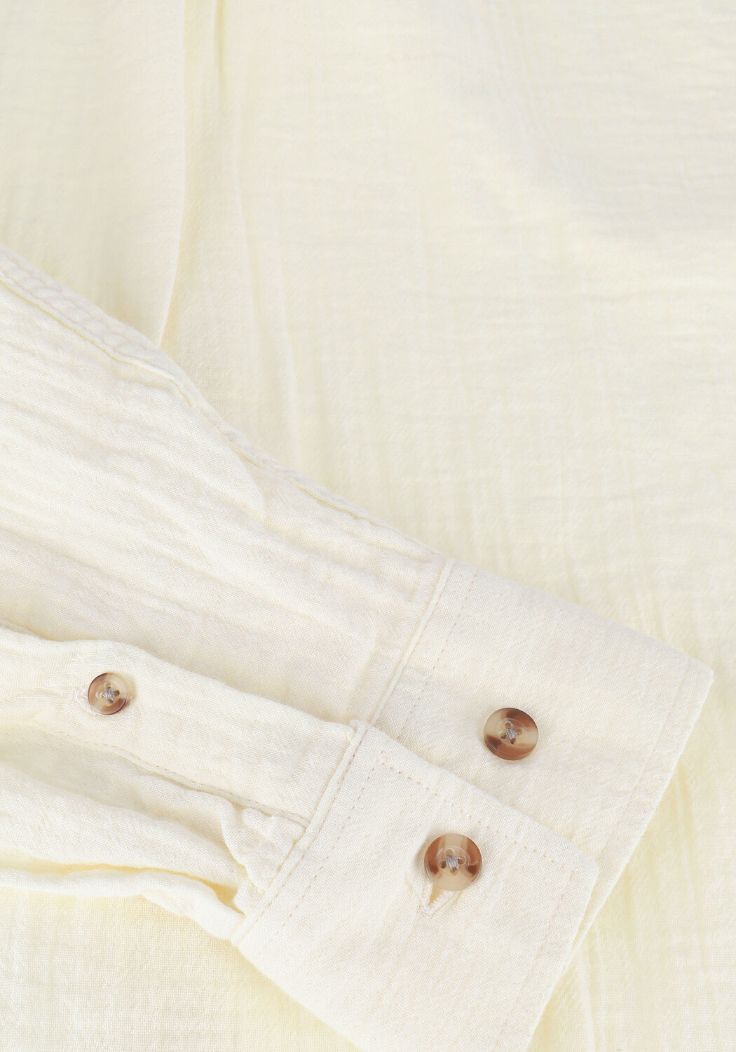 Gelbe ANERKJENDT Casual-Oberhemd AKKONRAD MUSSELIN SHIRT - large