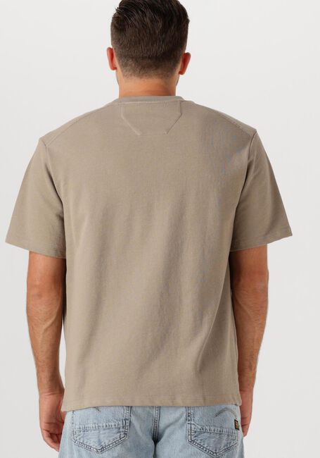 Taupe DSTREZZED T-shirt LASSE TEE - large