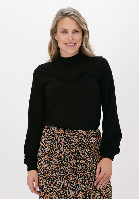 Schwarze OBJECT Pullover SHARON L/S KNIT PULLOVER - large