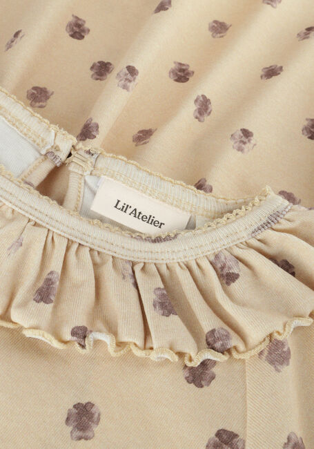Beige LIL' ATELIER  NMFGAYA 3/4 LOOSE DRESS - large
