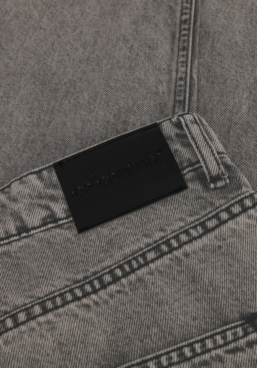 Graue CO'COUTURE Wide jeans NEW VIKA LONG JEANS - large