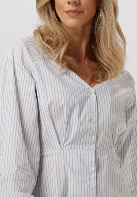 Blaue OBJECT Blusen OBJTUTTA SCULPTURE FIT LS SHIRT D DIV - large