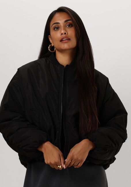 Schwarze ALIX THE LABEL Jack LADIES WOVEN REVERSIBLE BOMBER - large