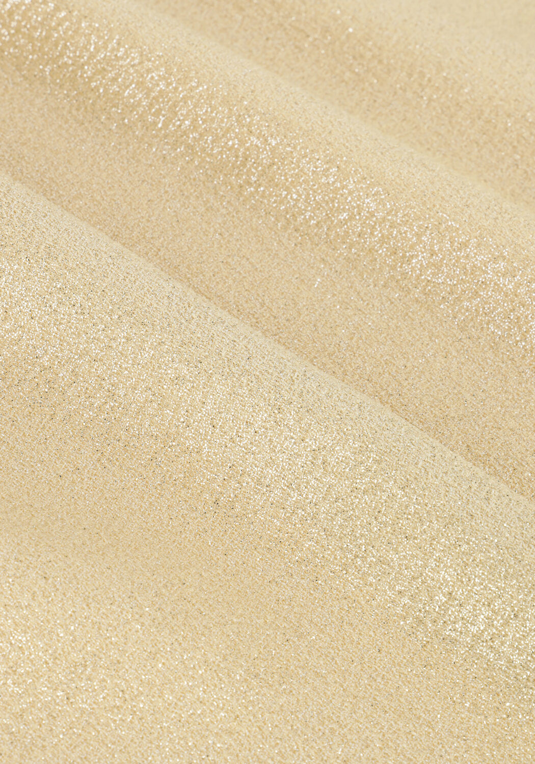 Goldfarbene LIKE FLO Hose METALLIC CREPE WIDE LEG - large