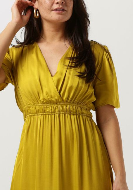 Gelbe SUNCOO Midikleid COSIMA - large