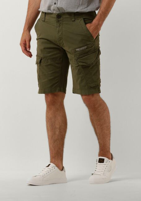 Grüne PME LEGEND Kurze Hose NORDROP CARGO SHORTS STRETCH TWILL - large