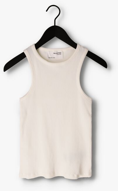 Weiße SELECTED FEMME Top SLFANNA O-NECK TANK TOP - large