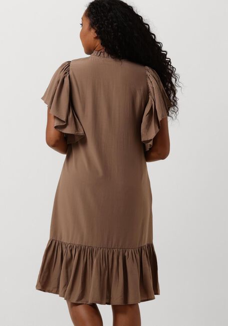 Taupe CO'COUTURE Minikleid TORA FRILL DRESS - large