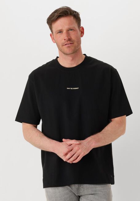 Schwarze PURE PATH T-shirt LOOSE FIT CREWNECK SS T-SHIRTS - large