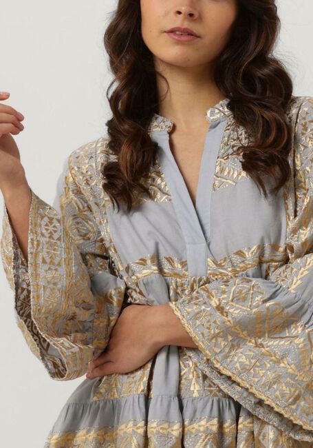 Hellblau GREEK ARCHAIC KORI Minikleid 230631 - large