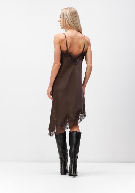 Braune NEO NOIR Midikleid SORELLE LACE DRESS - large
