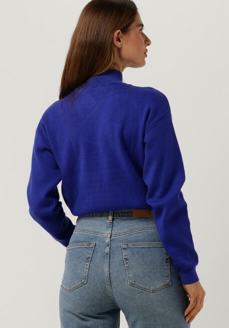 Blaue MINUS Pullover JOSE KNIT TURTLENECK - large