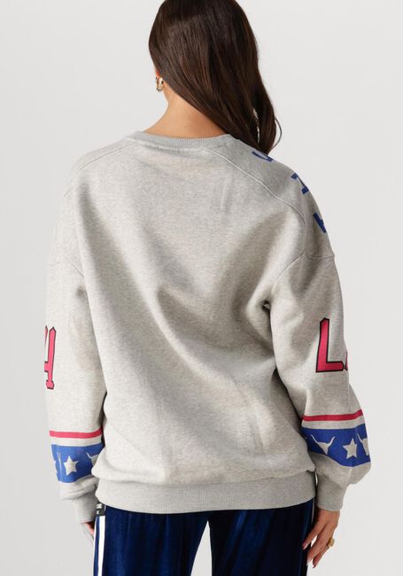 Graue ALIX THE LABEL Sweatshirt LADIES KNITTED SPORTS SWEATER - large