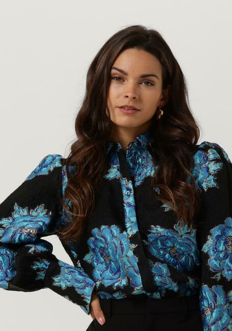 Blaue Y.A.S. Blusen YASROSIES LS SHIRT - large