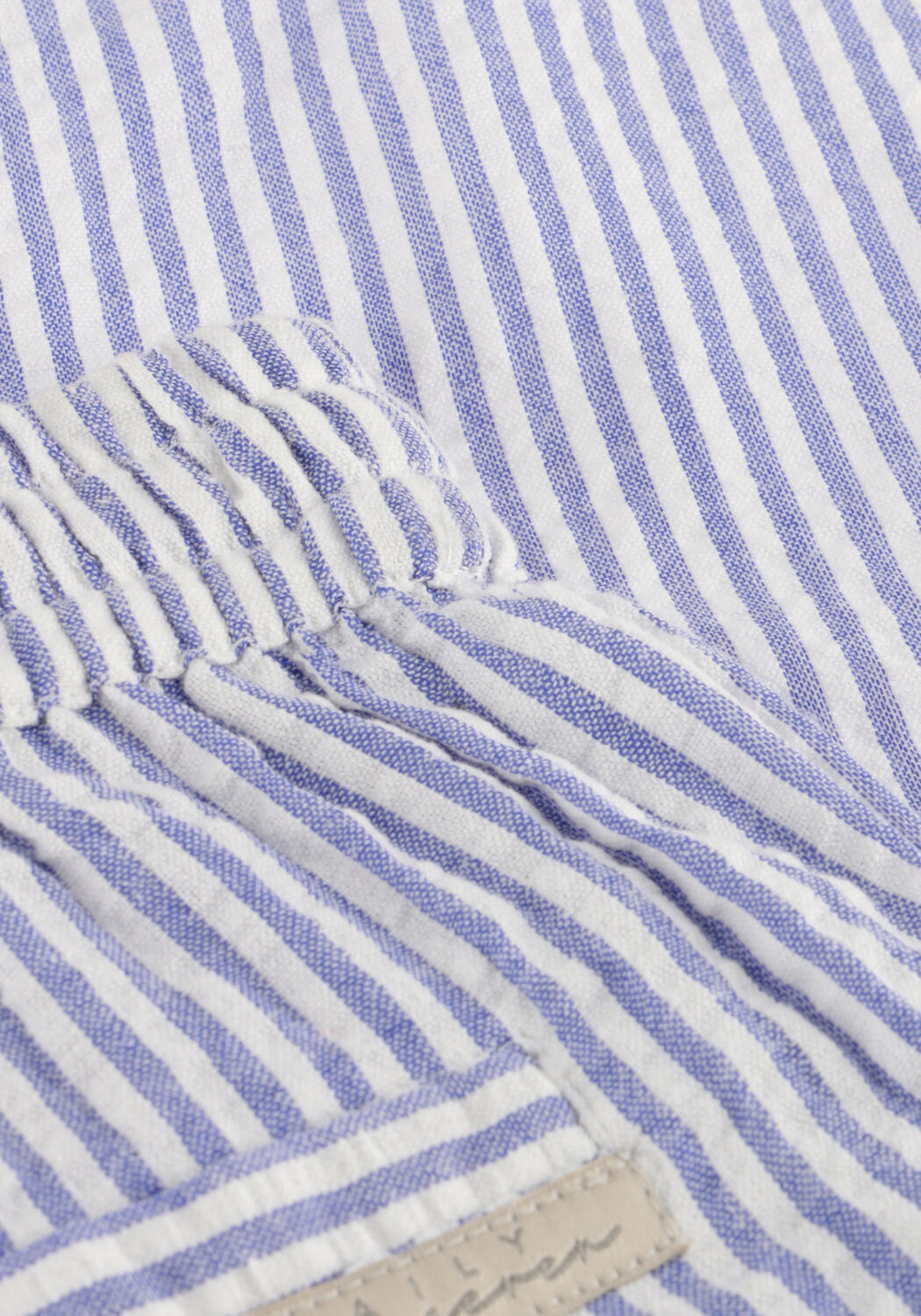 Hellblau DAILY7 Weite Hose WIDE PANTS STRIPED - large