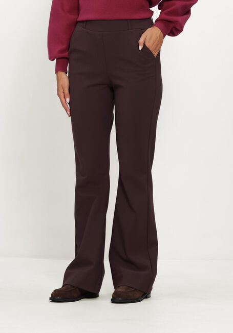 Braune STUDIO ANNELOES Hose Flair winter bonded trousers - large