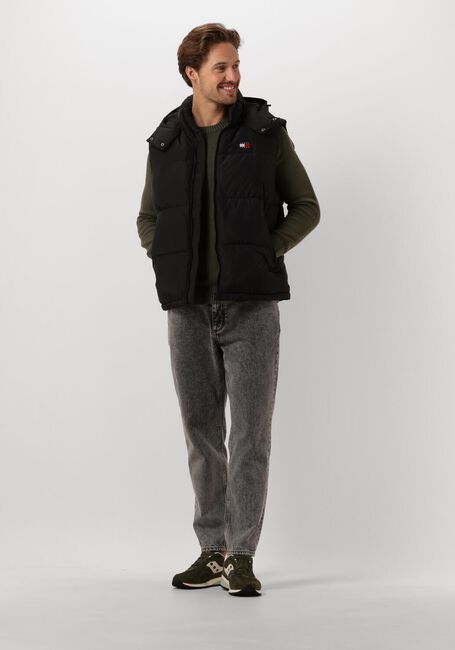Dunkelgrün TOMMY JEANS Sweatshirt TJM SLIM ESSNTLS C-NECK SWEATER - large