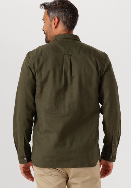 Dunkelgrün LYLE & SCOTT Casual-Oberhemd PLAIN FLANNEL SHIRT - large