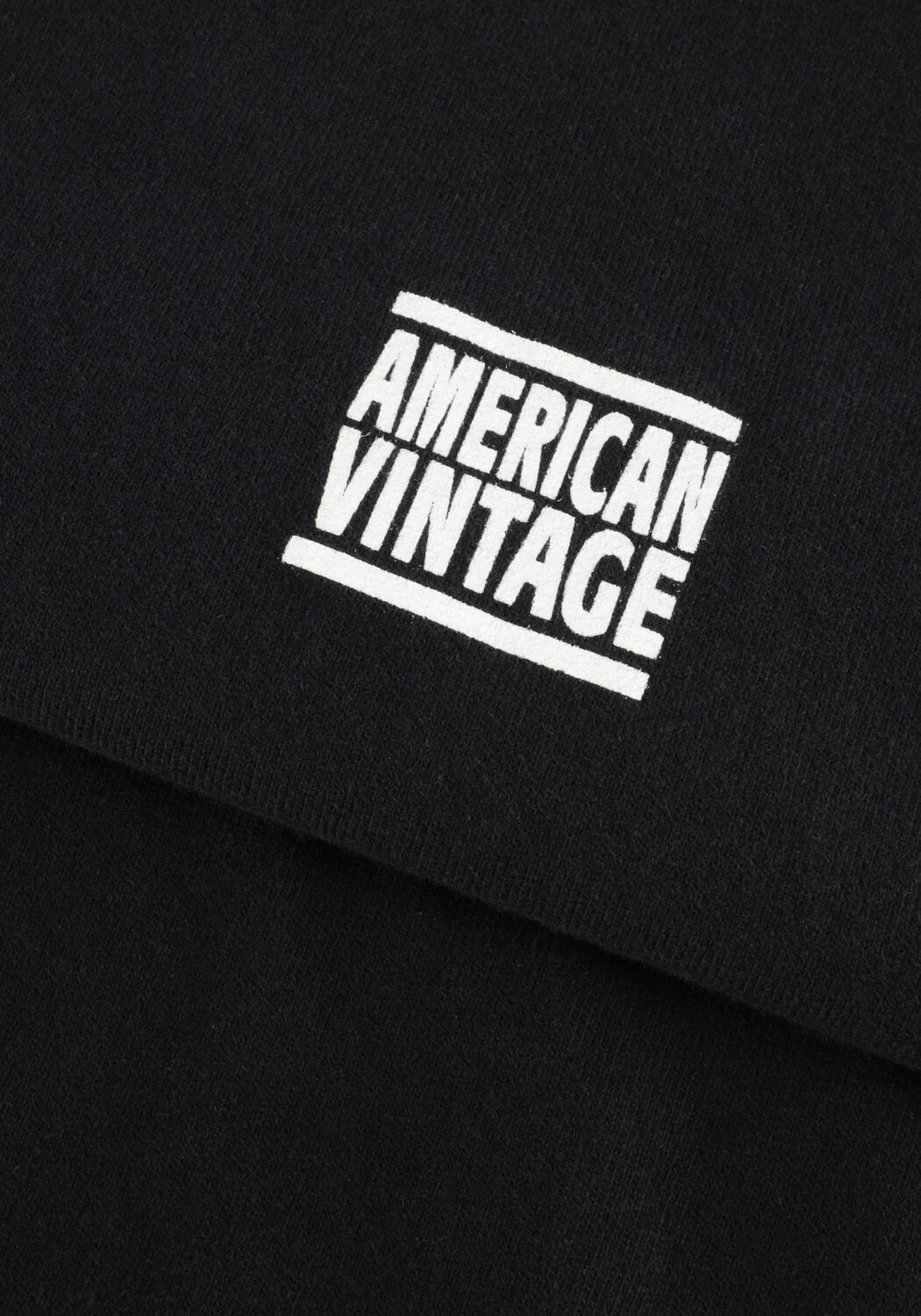 Schwarze AMERICAN VINTAGE T-shirt YKOBOW - large