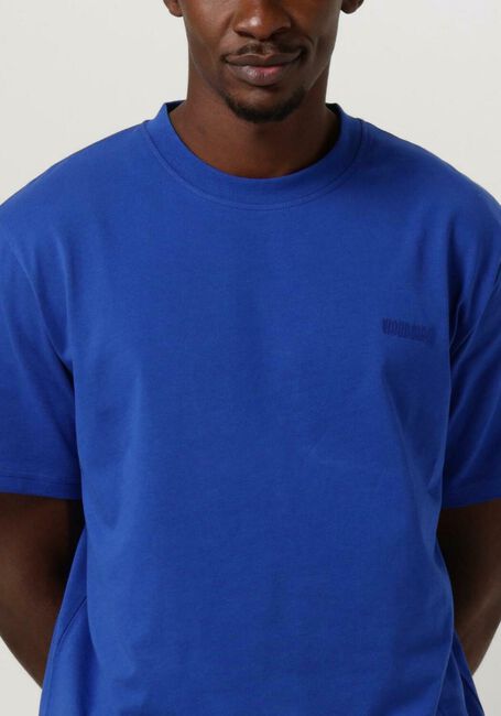 Blaue WOODBIRD T-shirt WBBAINE BASE TEE - large