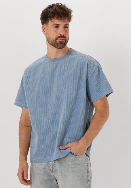 Hellblau ANERKJENDT T-shirt AKVILLADS CORDUROY S/S TEE - large