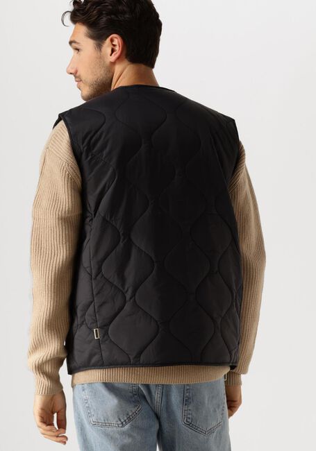 Schwarze WOODBIRD Bodywarmer WBTRAIS QUILT VEST - large