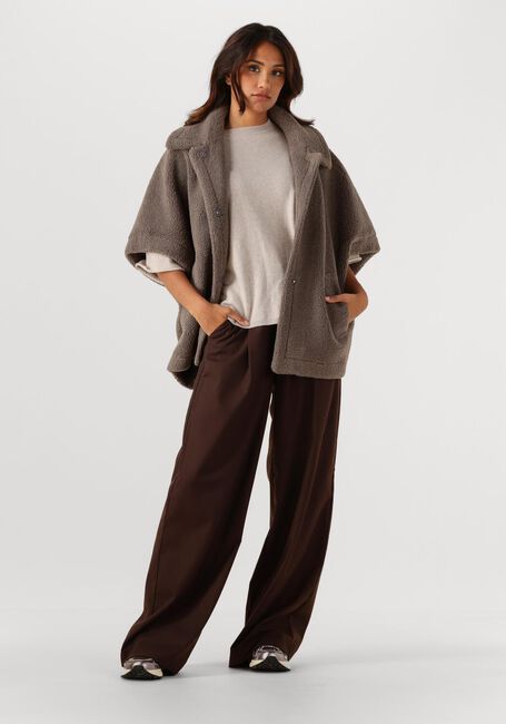Taupe KNIT-TED Strickjacke TAM - large