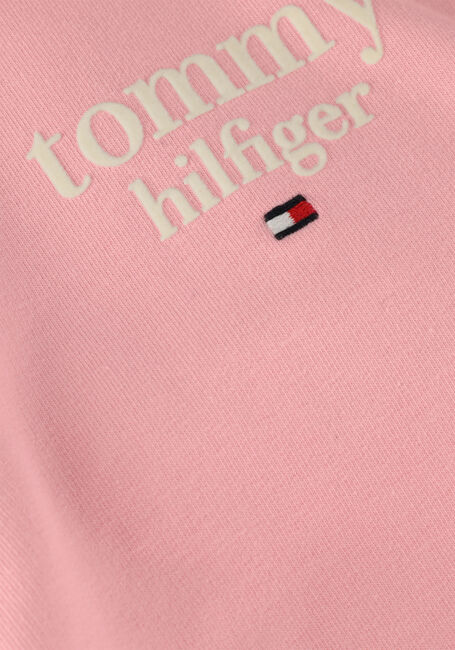 Hell-Pink TOMMY HILFIGER  BABY GRAPHIC LOGO HOODED SET - large