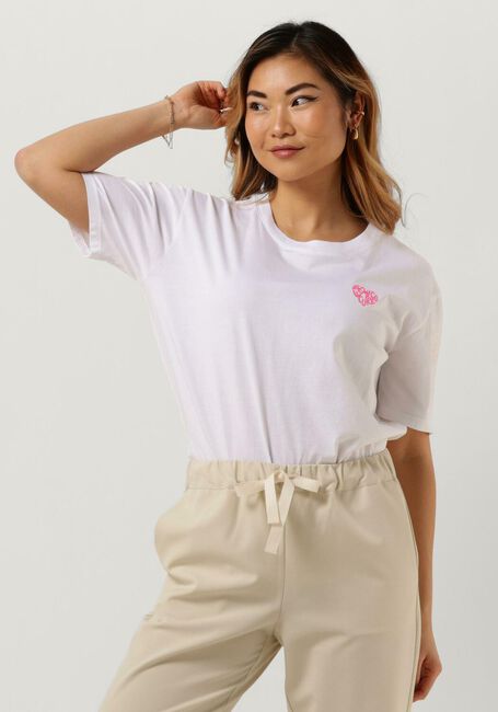 Weiße SEMICOUTURE T-shirt XENA - large