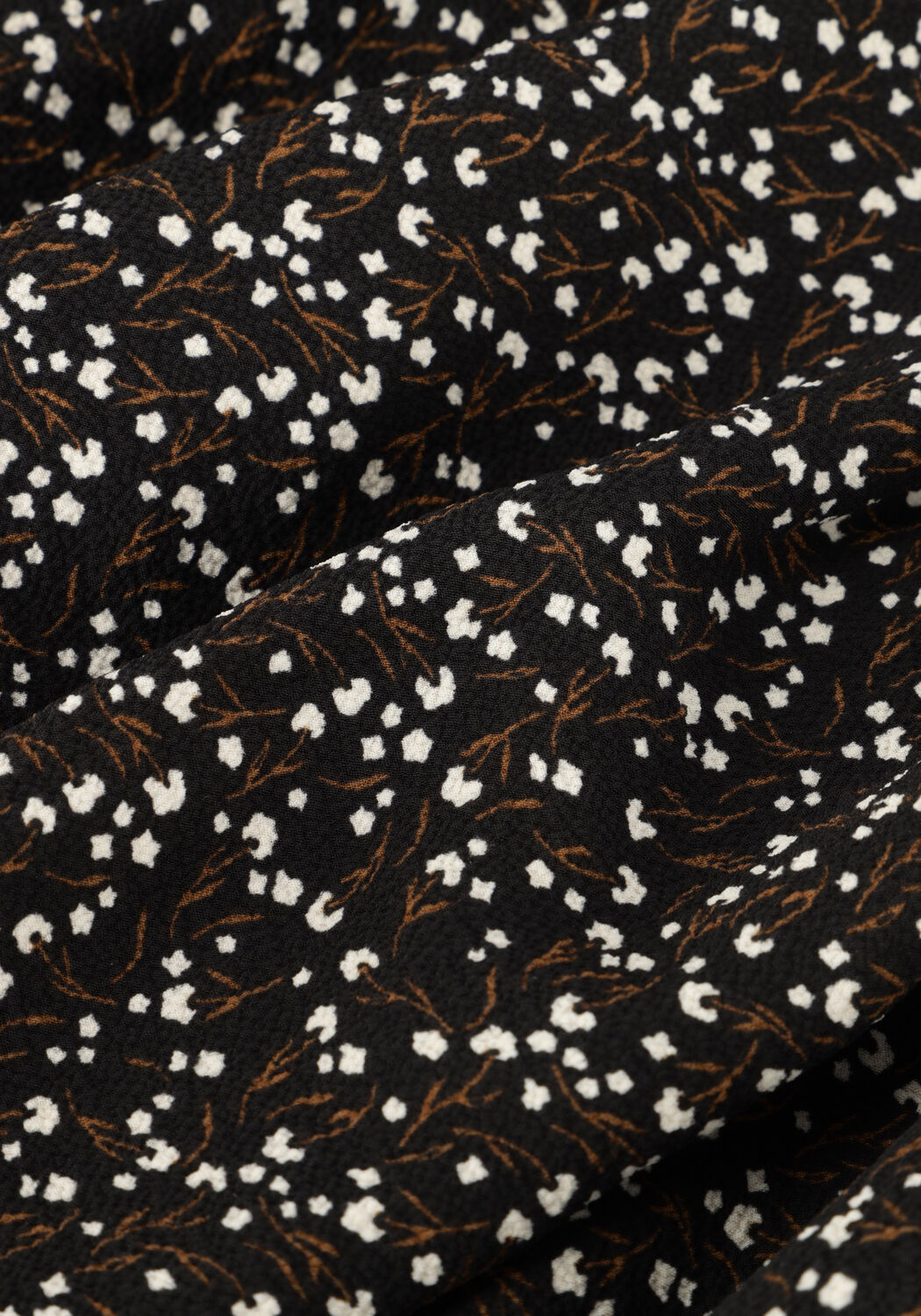 Schwarze MODSTR&Ouml;M Midikleid ALEXANDER PRINT DRESS - large