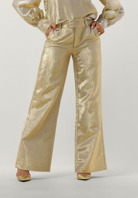 Goldfarbene POM AMSTERDAM Hose STARDUST GOLD PANTS - large