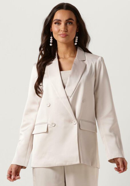 Creme NEO NOIR Blazer JARDIN HEAVY SATEEN BLAZER - large