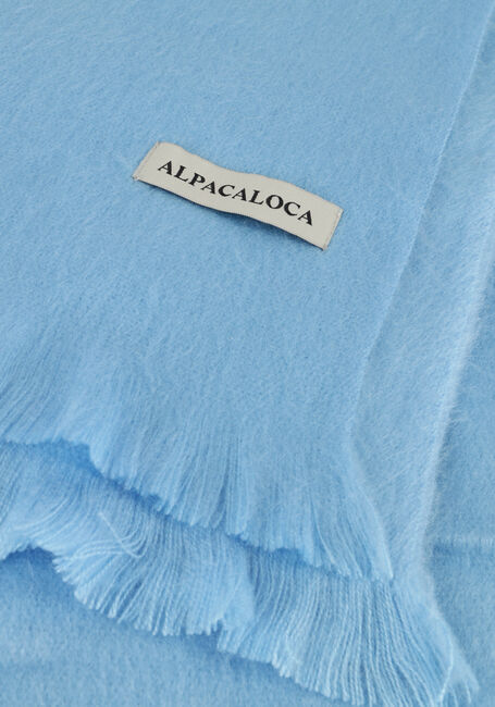 Blaue ALPACA LOCA Schal SCARF - large