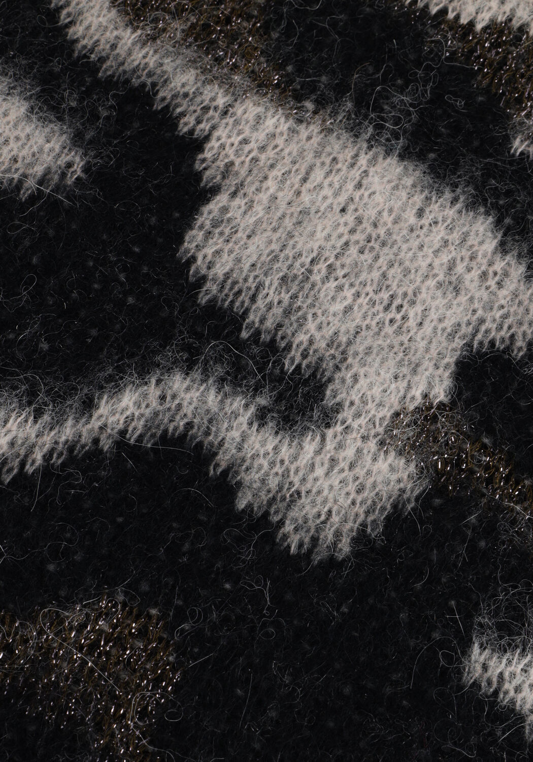 Gr&uuml;ne LIU JO Rollkragenpullover MAGLIA CHIUSA M/L CAMOUFLAGE - large